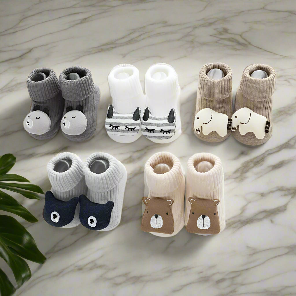 Baby Socks Non-Slip Cotton Cute Cartoon Toddler Newborn Girls Boys Infant Kids Socks