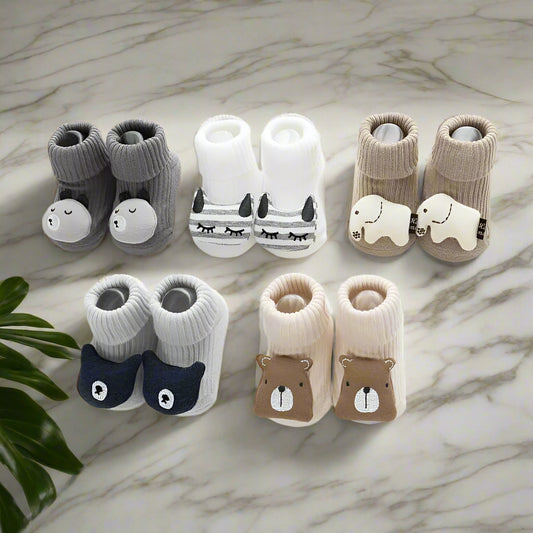 Baby Socks Non-Slip Cotton Cute Cartoon Toddler Newborn Girls Boys Infant Kids Socks